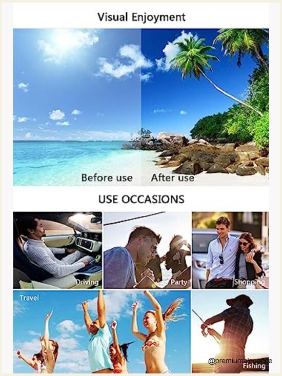 Polarized Aviator Sunglasses - Metal Frame UV Protection Driving